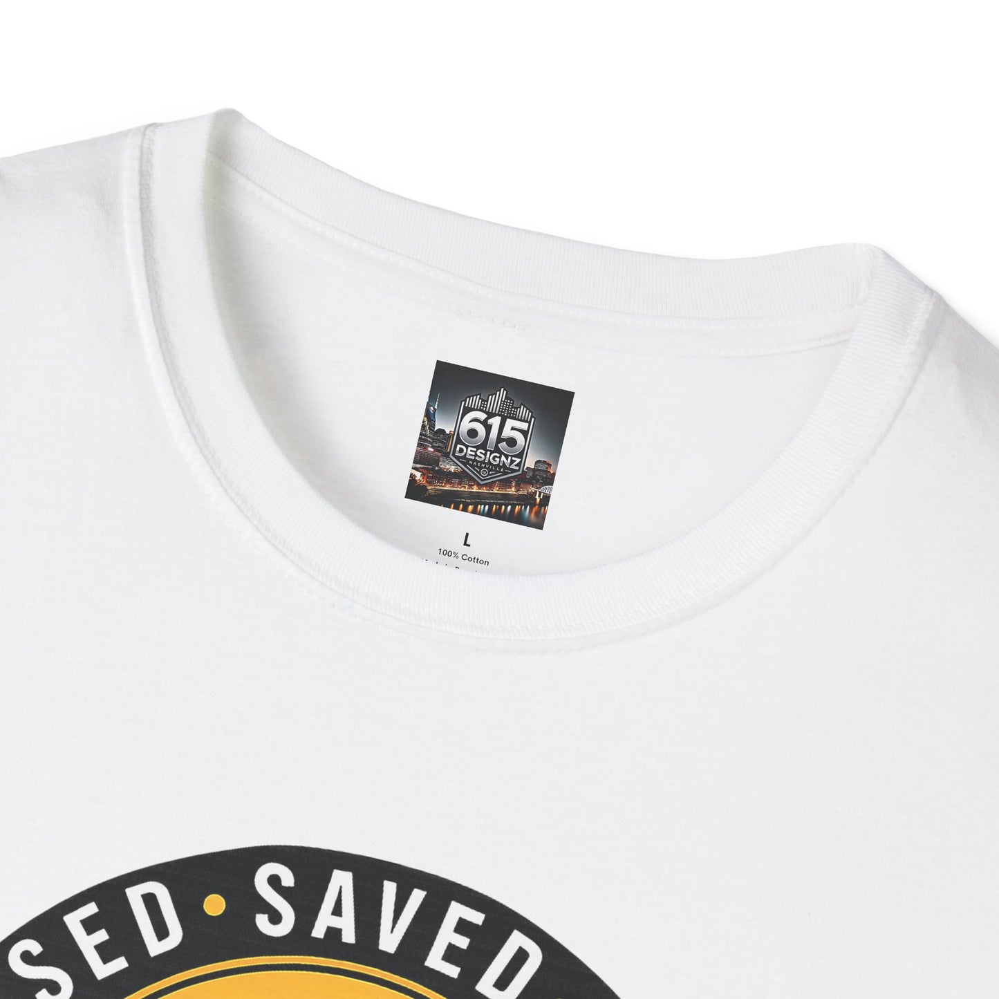 Blessed • Saved • Loved by Jesus T-Shirt — Christian Faith Tee