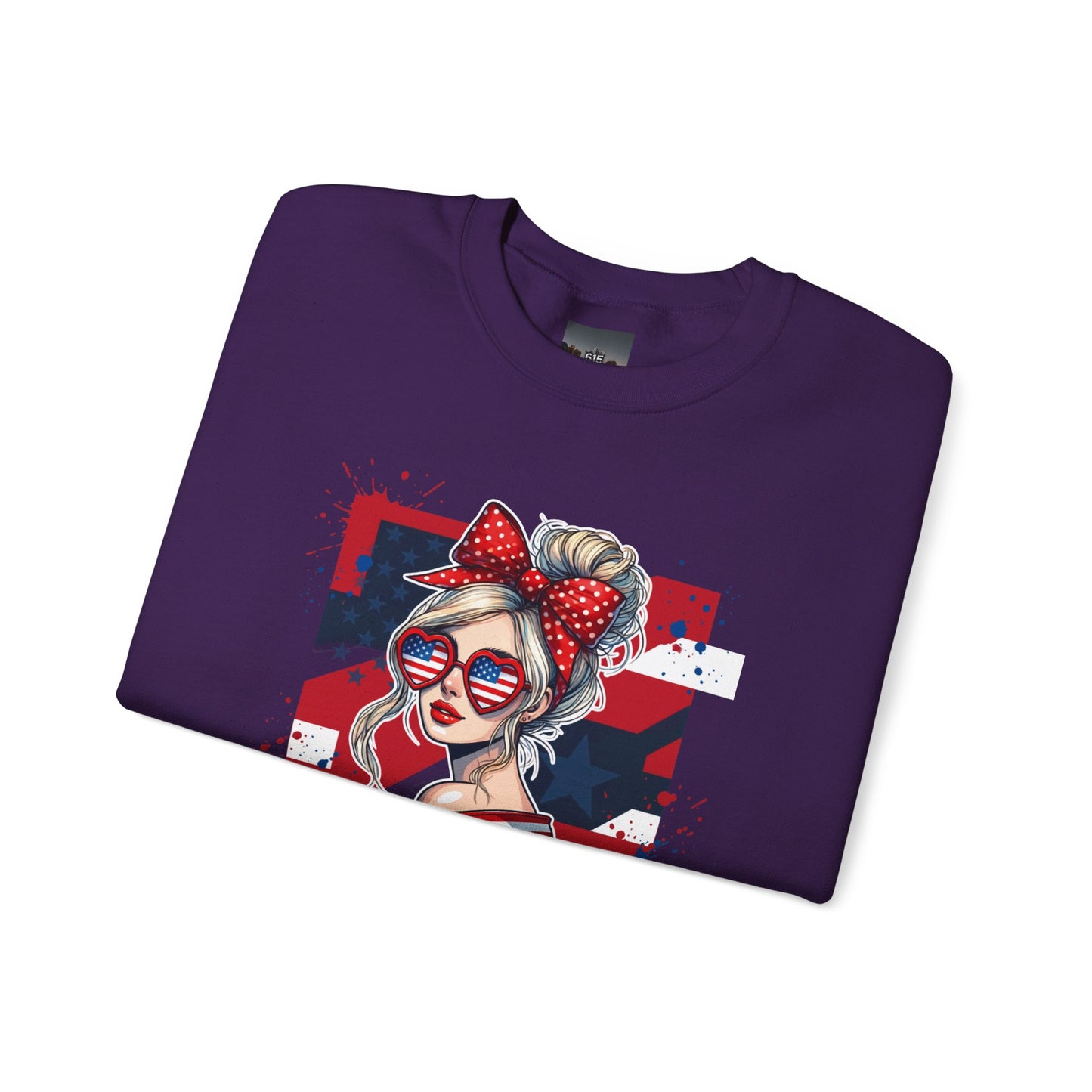 #250 All American Girl Patriotic Sweatshirt