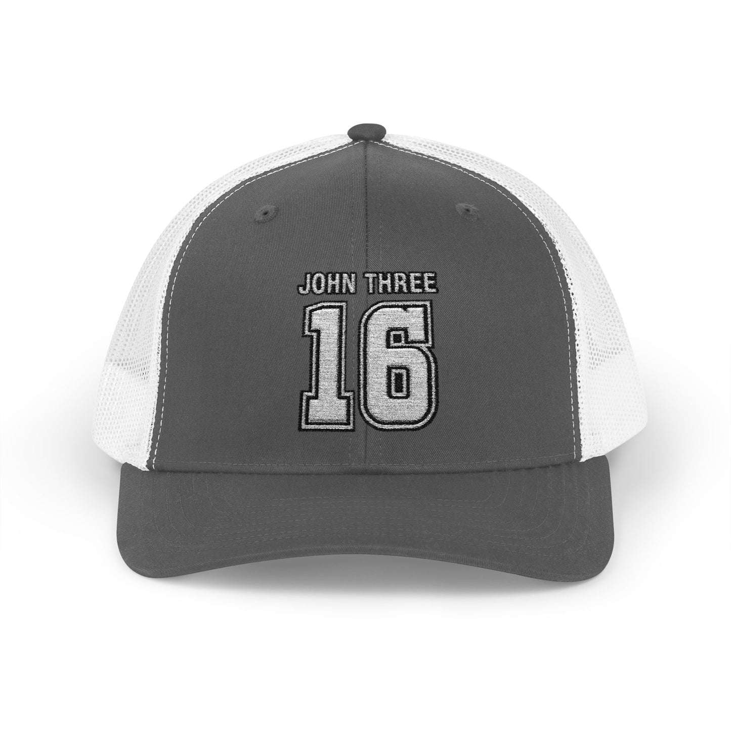 John Three 16 Vintage Varsity Trucker Cap