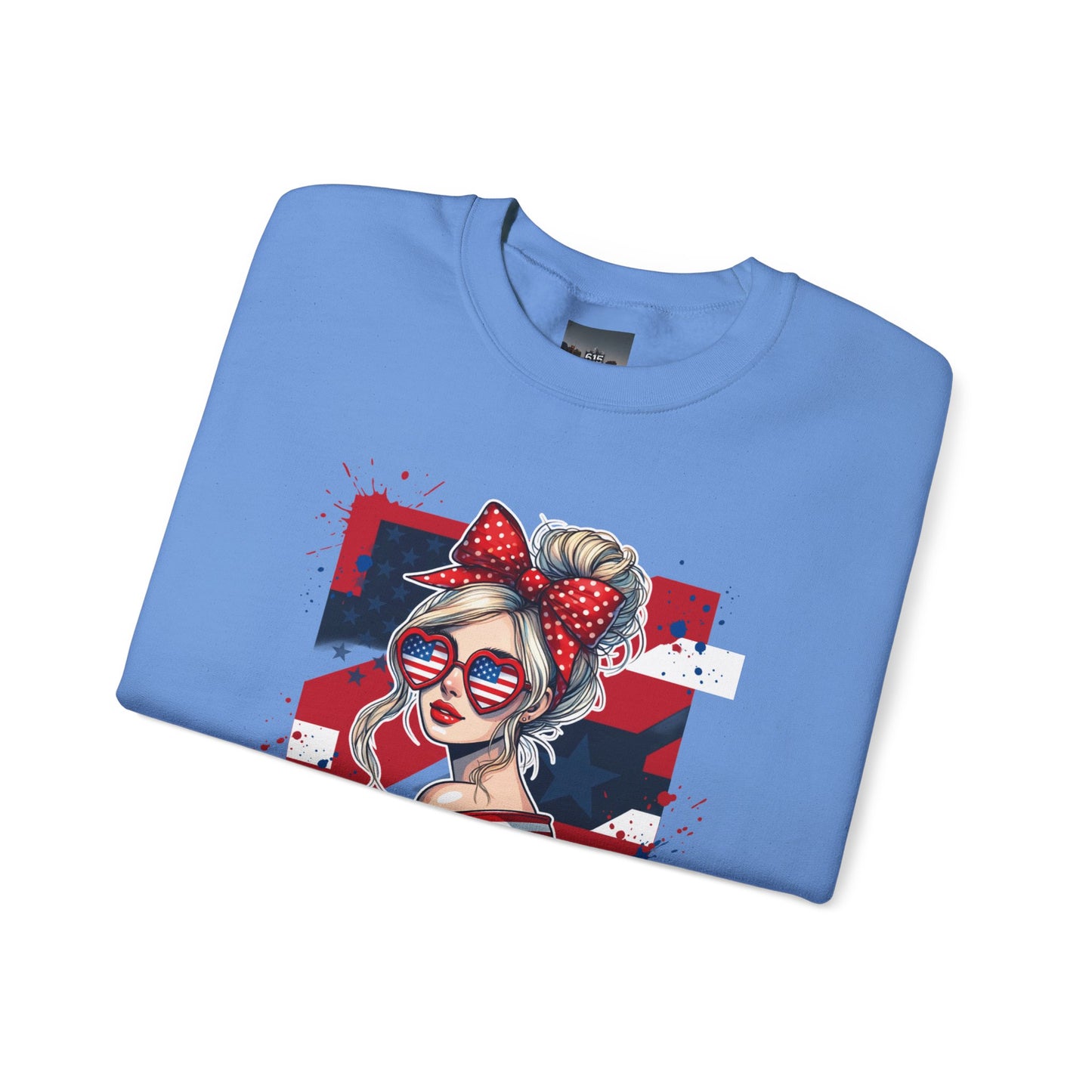 #250 All American Girl Patriotic Sweatshirt