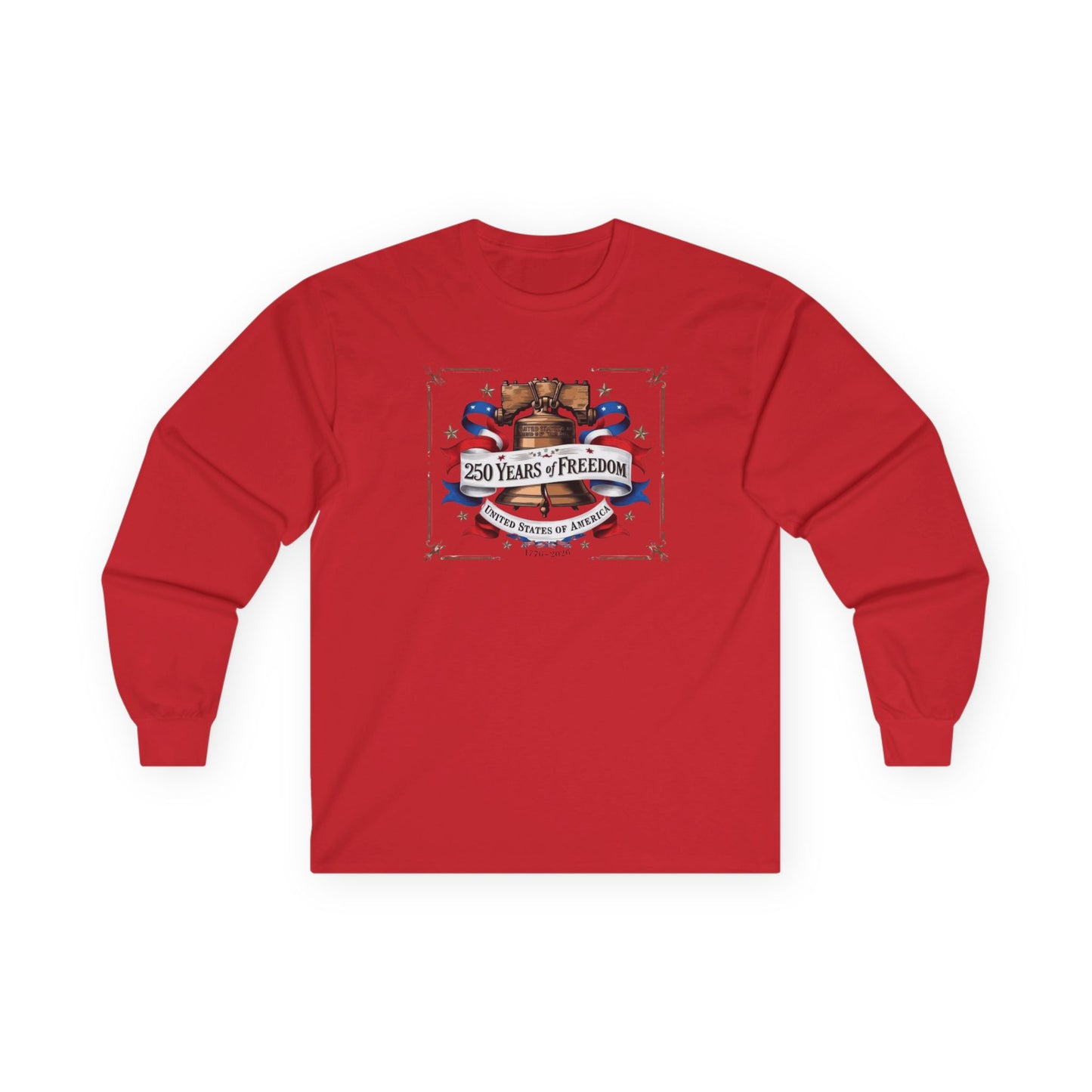 #250 250 Years of Freedom Liberty Bell Long Sleeve Tee