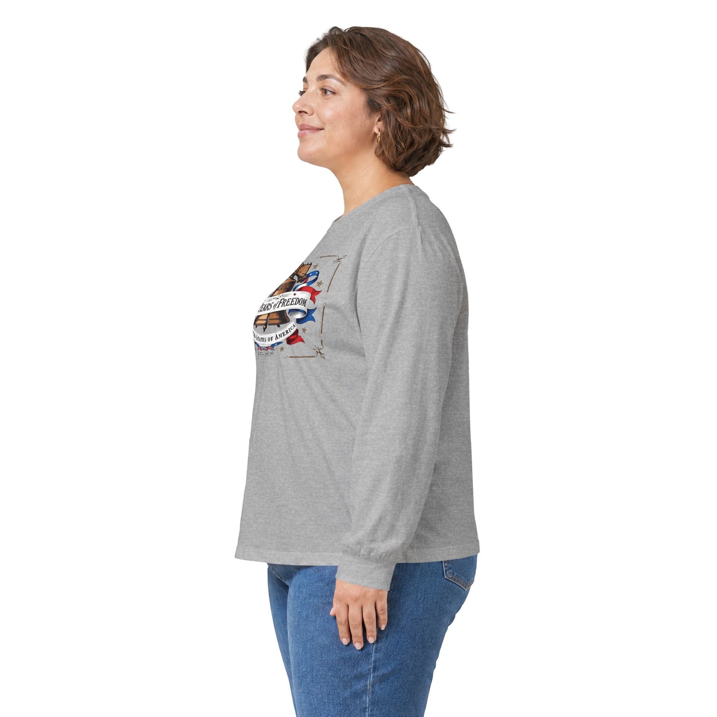 #250 250 Years of Freedom Liberty Bell Long Sleeve Tee