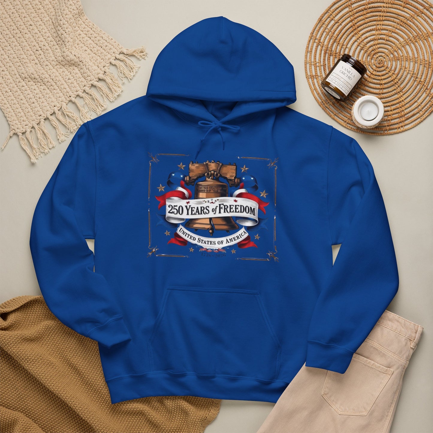 #250 250 Years of Freedom Liberty Bell Hoodie