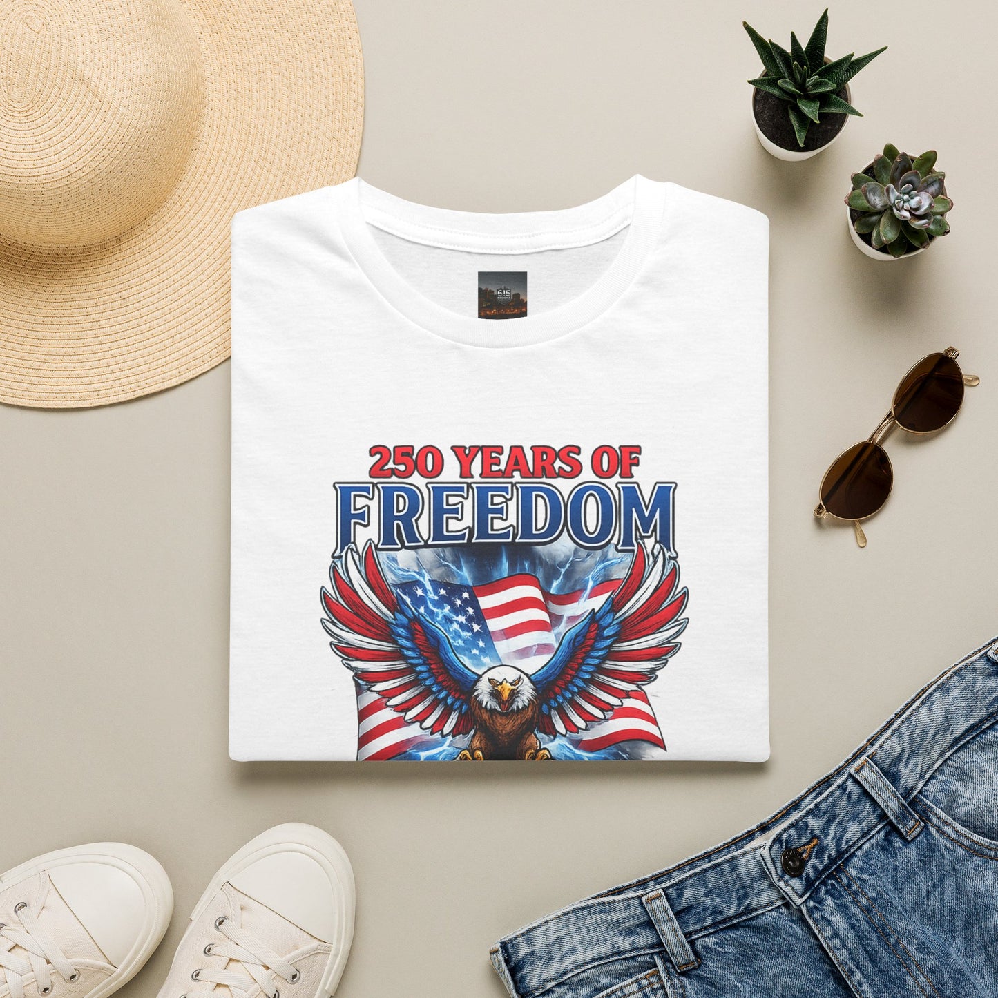 #250 250 Years of Freedom 1776–2026 Eagle T-Shirt