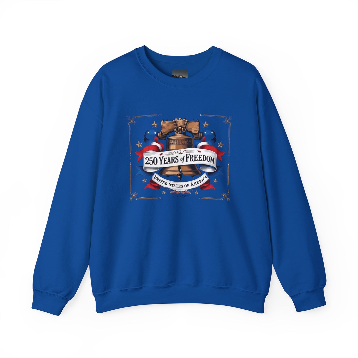 #250 250 Years of Freedom Liberty Bell Crewneck Sweatshirt