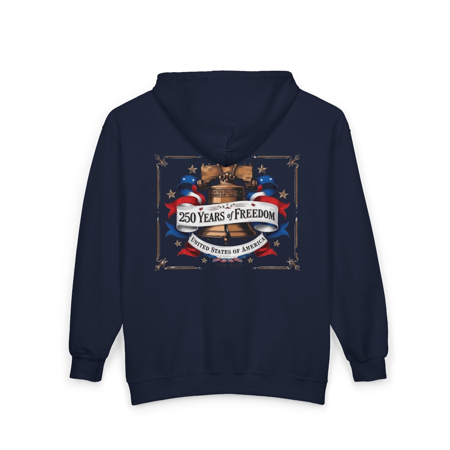 #250 250 Years of Freedom Liberty Bell Zip Hoodie