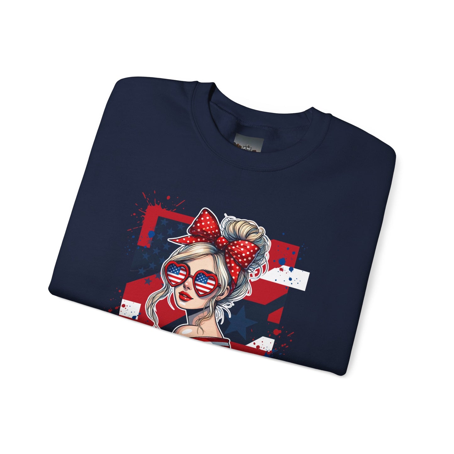 #250 All American Girl Patriotic Sweatshirt