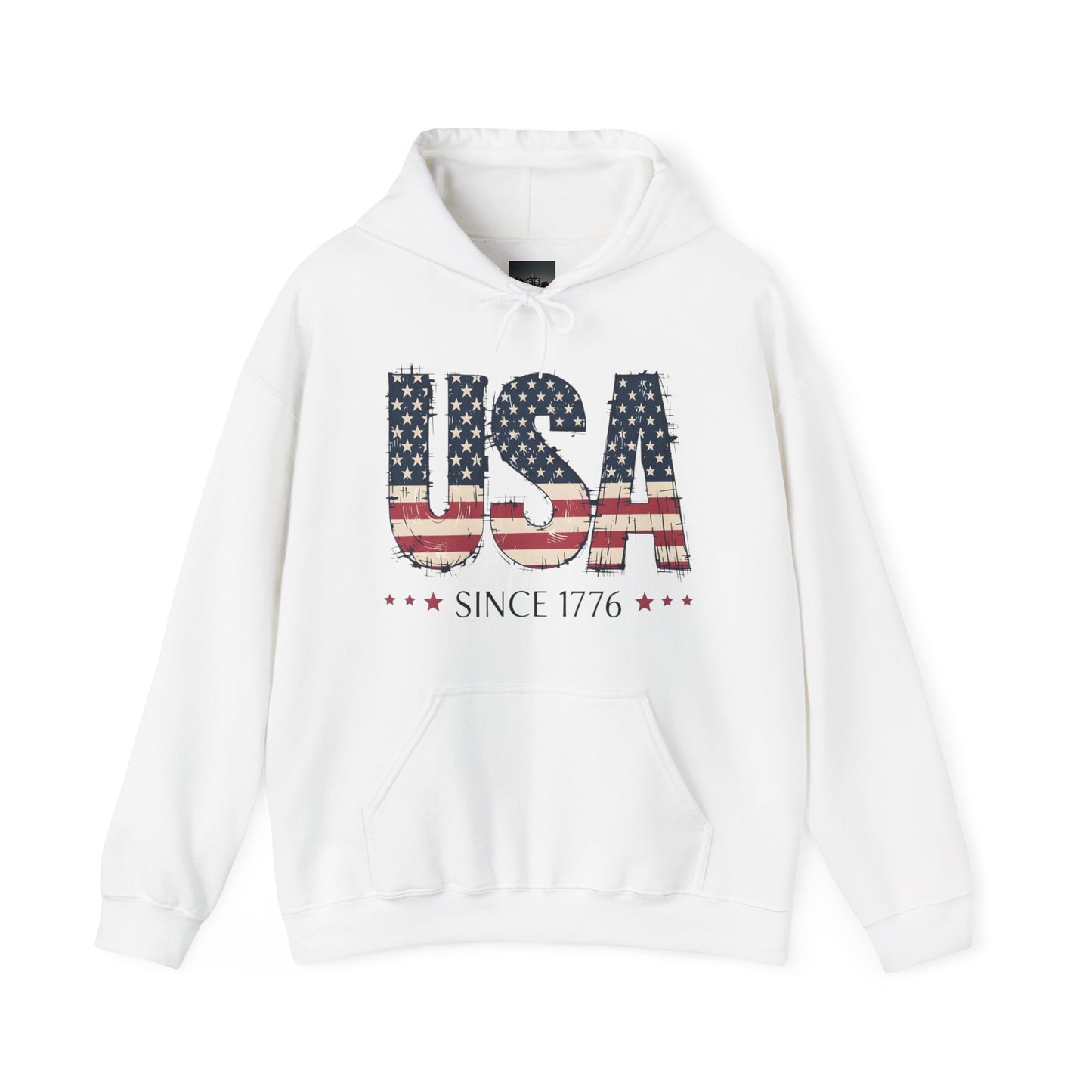 #250 USA Flag "USA Since 1776" Patriotic Hoodie
