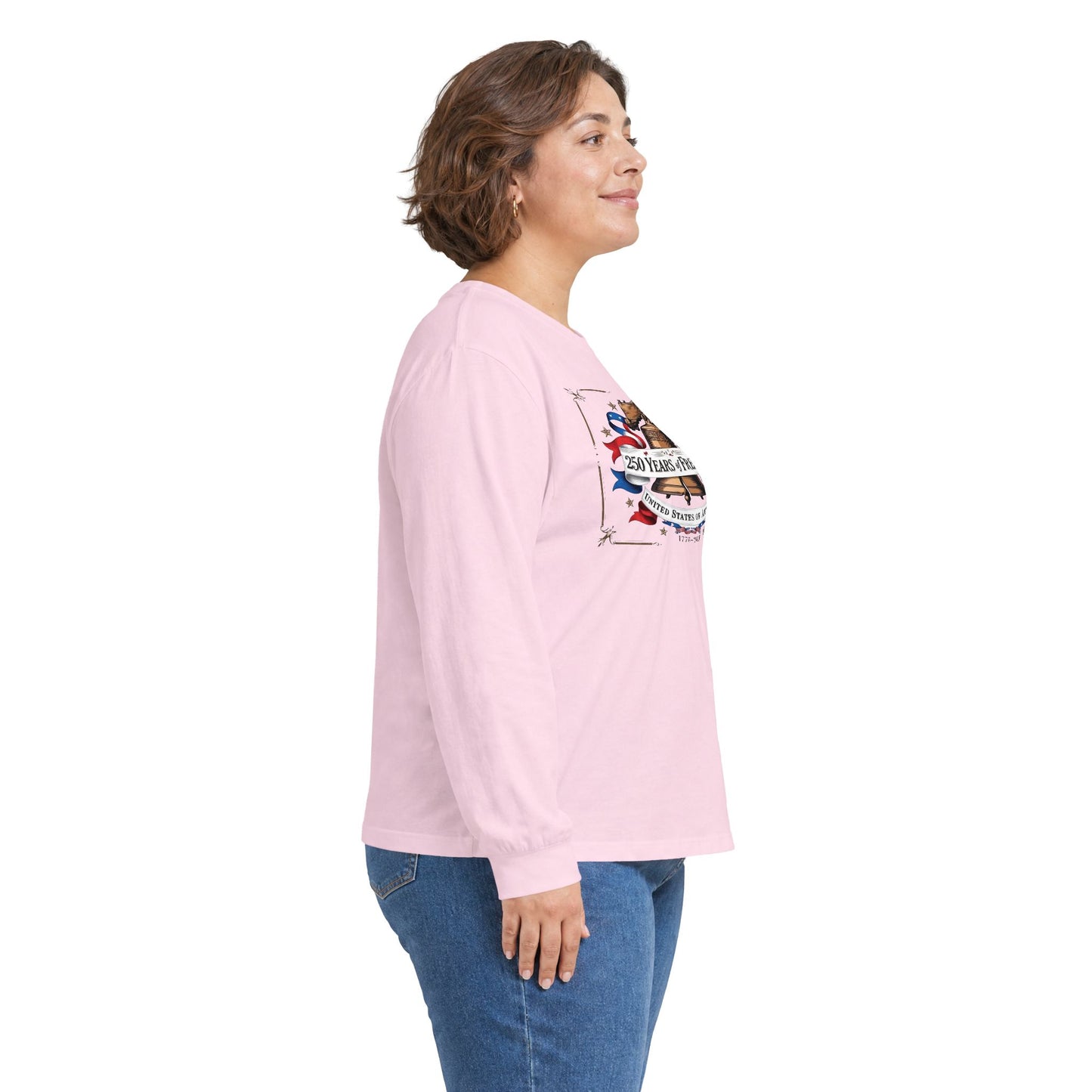 #250 250 Years of Freedom Liberty Bell Long Sleeve Tee