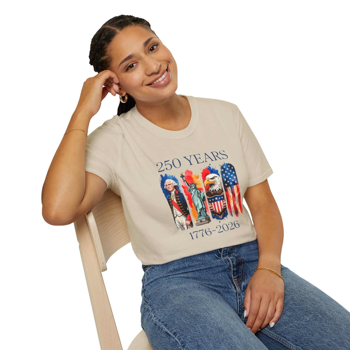 #250 250 Years American History Celebration 1776–2026 Patriotic T-Shirt