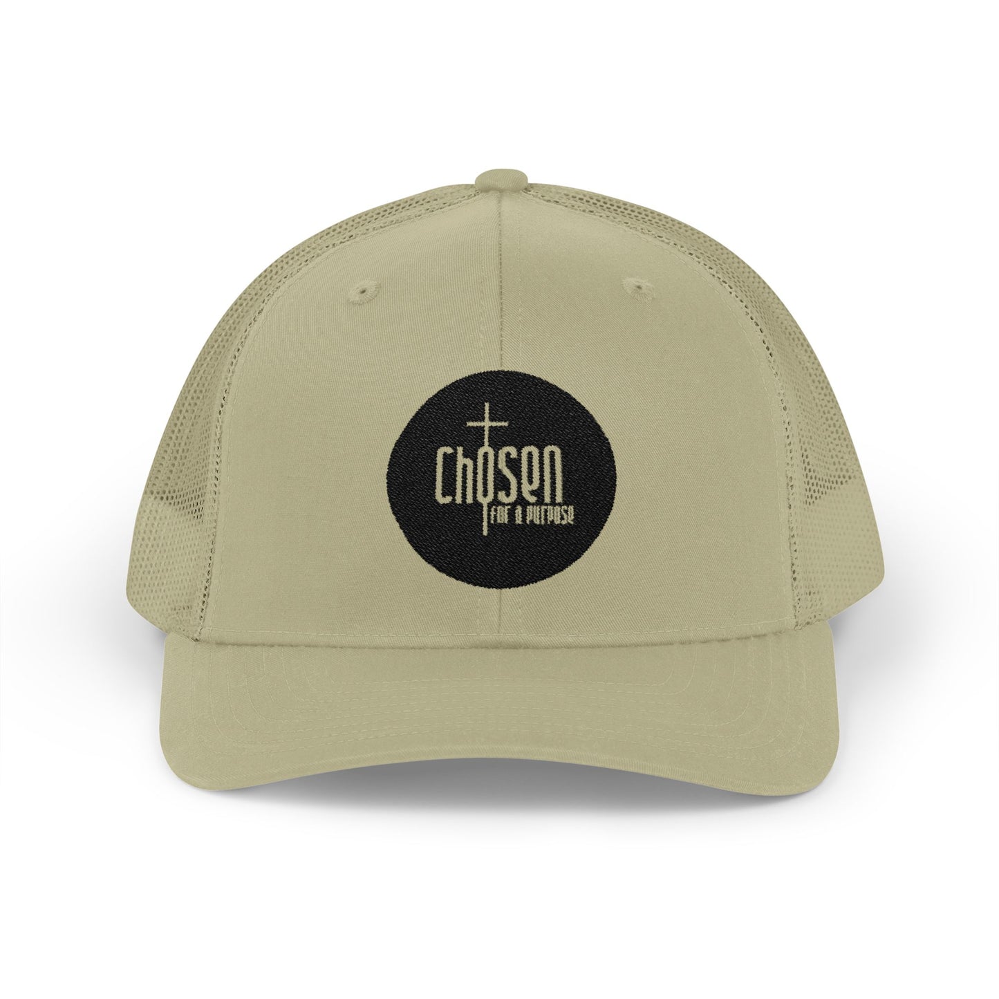Chosen for a Purpose Trucker Cap — Embroidered Christian Snapback Hat