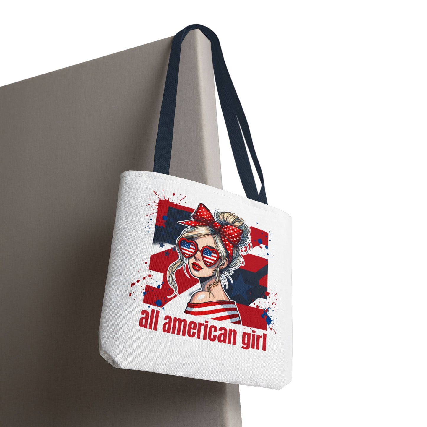 #250 All American Girl Patriotic Tote Bag