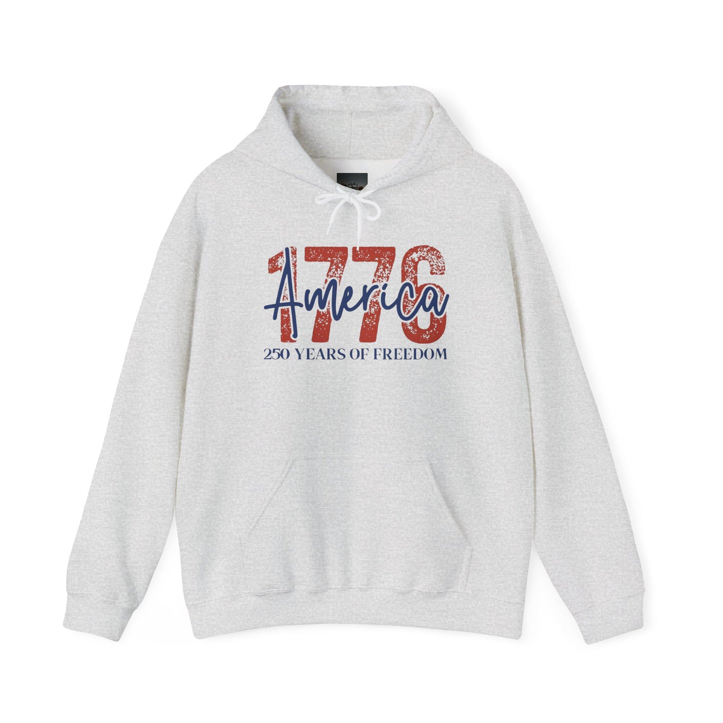 #250 1776 America: 250 Years of Freedom' Patriotic Independence Day Hoodie