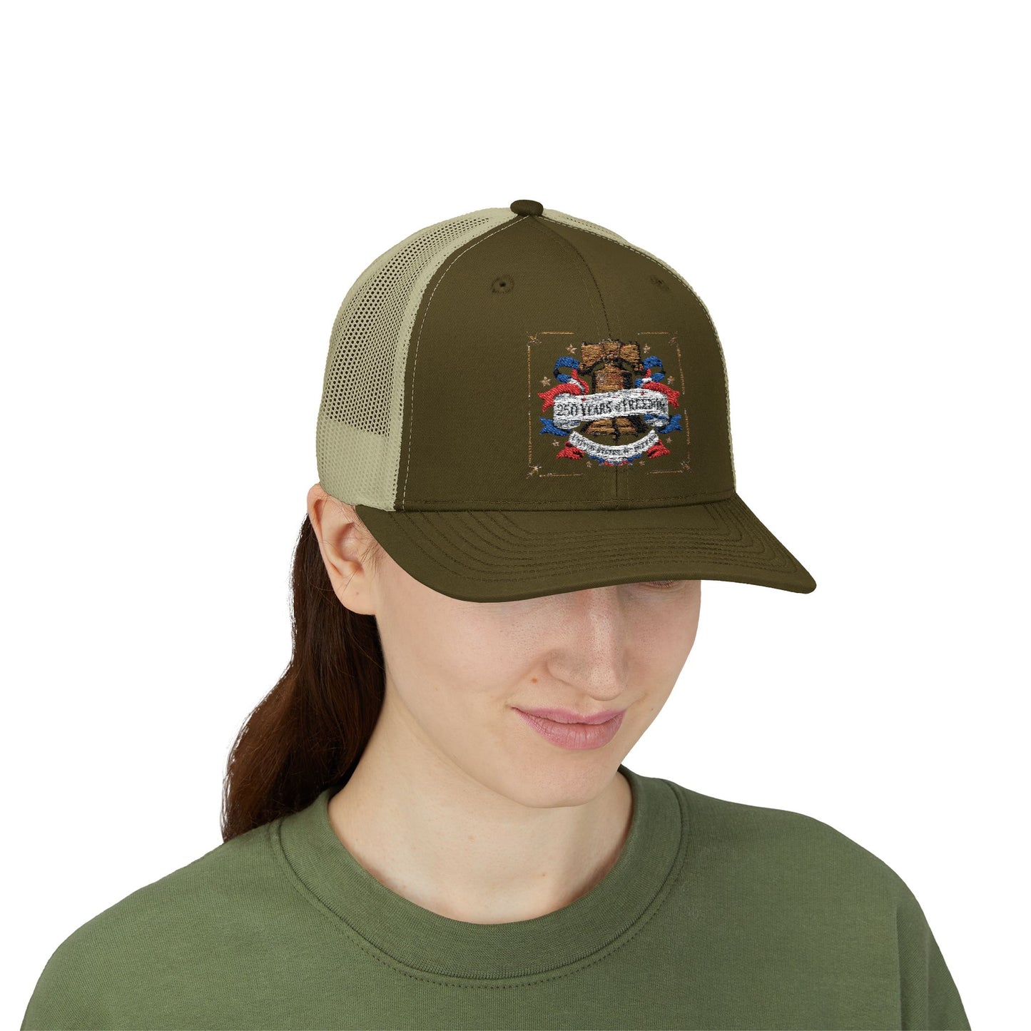 #250 250 Years of Freedom Liberty Bell Snapback Trucker Cap