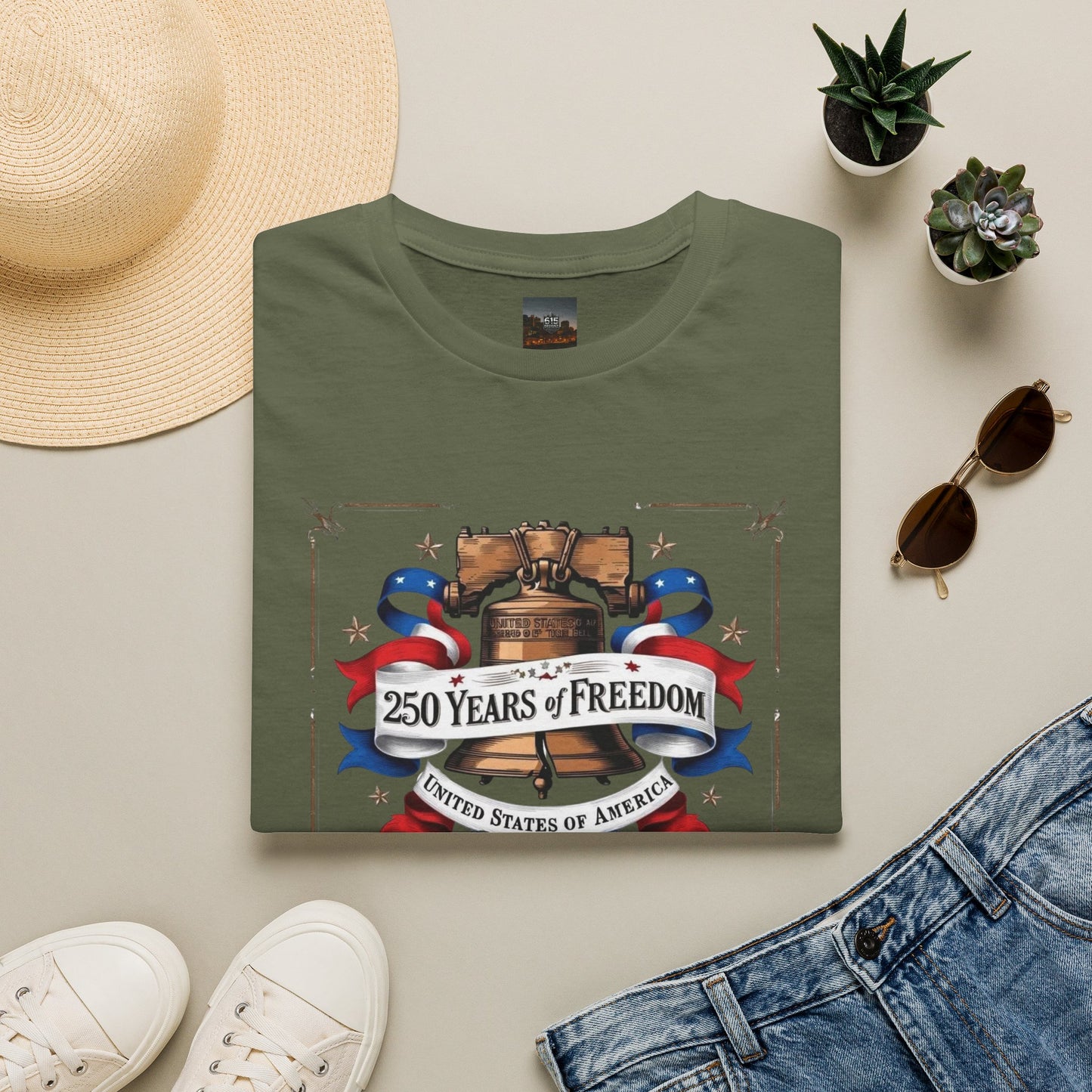 #250 250 Years of Freedom Liberty Bell Tee