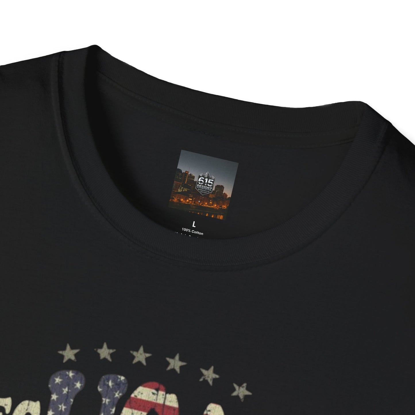 JesUSAves Patriotic T-Shirt — American Flag Christian Faith Tee