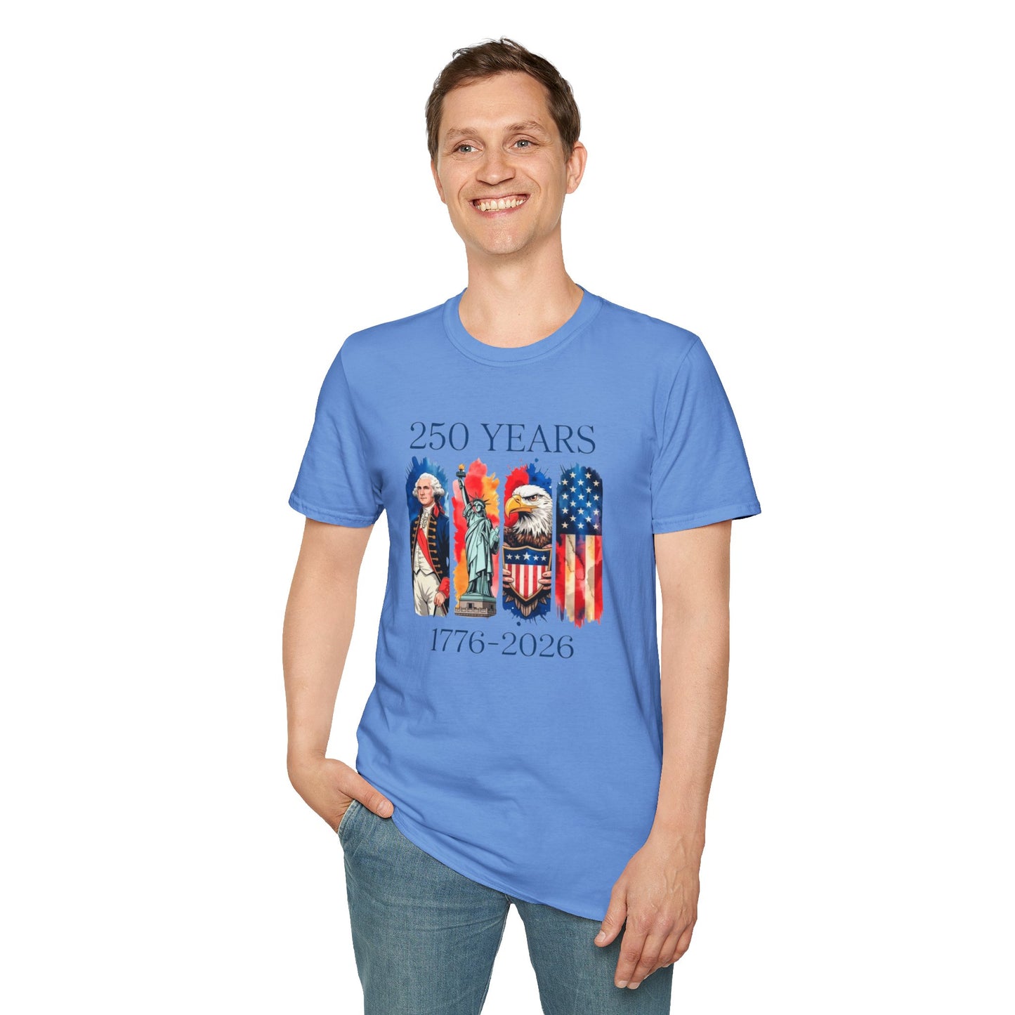 #250 250 Years American History Celebration 1776–2026 Patriotic T-Shirt