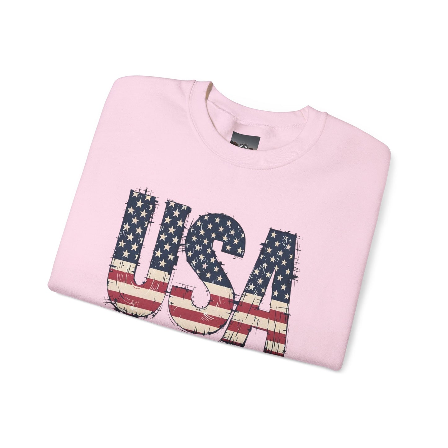 #250 USA Flag "USA Since 1776" Patriotic Crewneck Sweatshirt