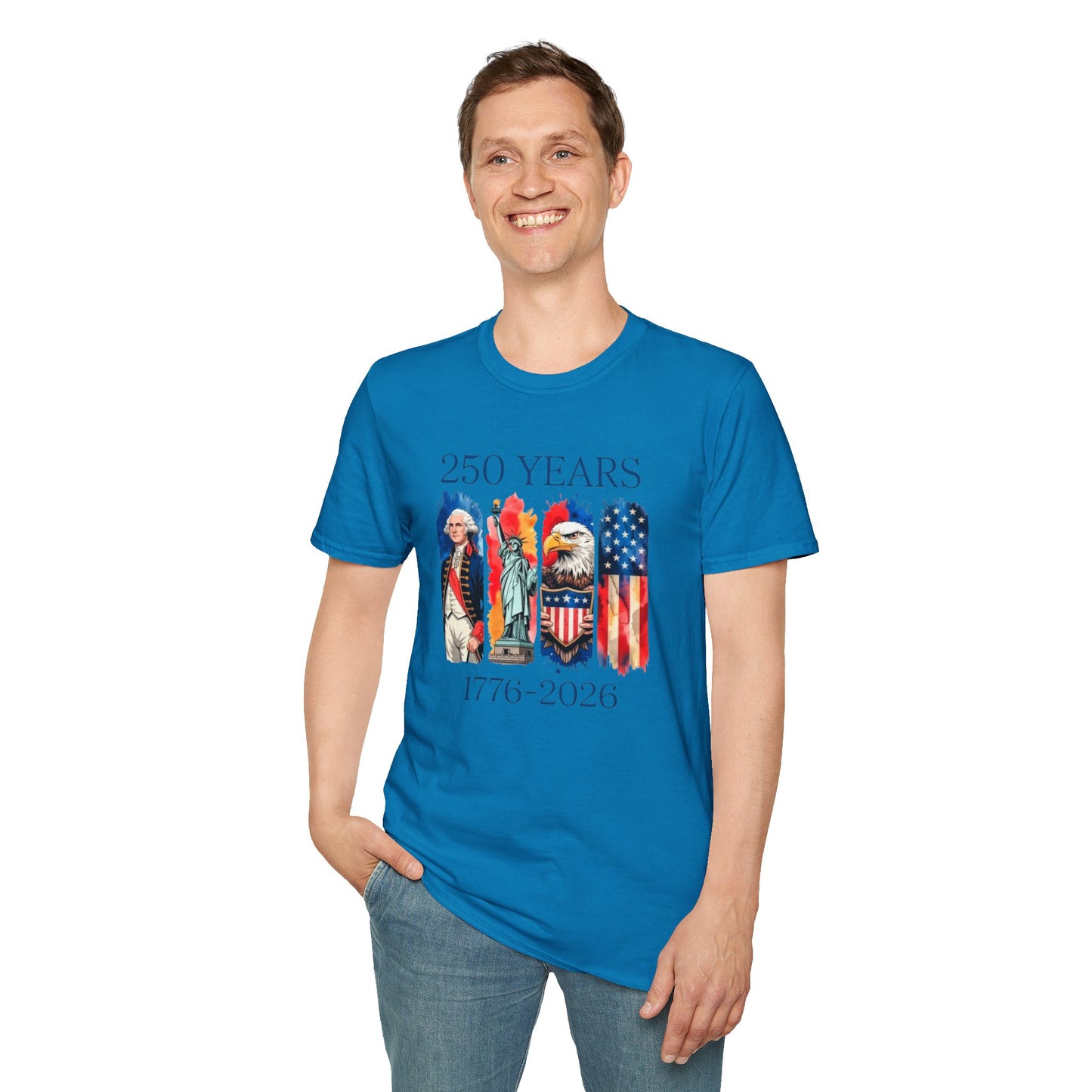 #250 250 Years American History Celebration 1776–2026 Patriotic T-Shirt
