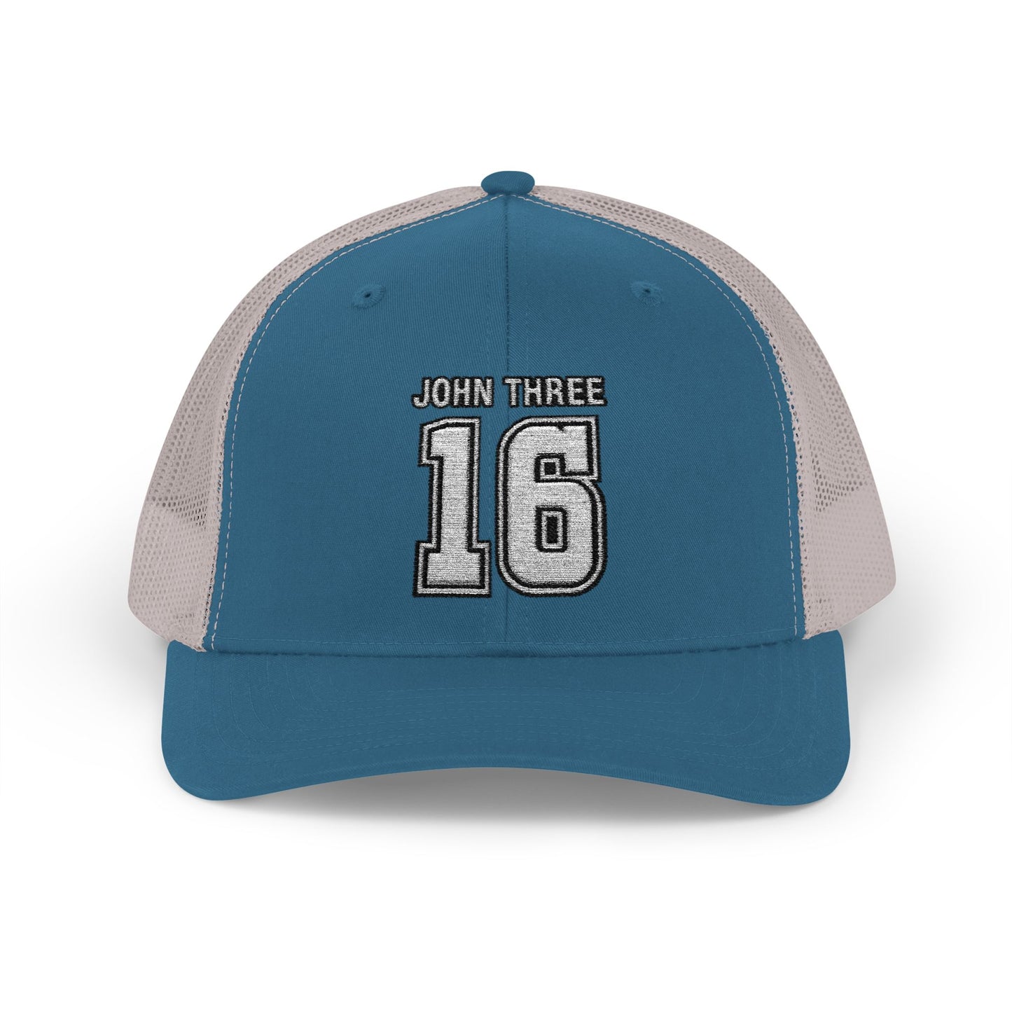 John Three 16 Vintage Varsity Trucker Cap