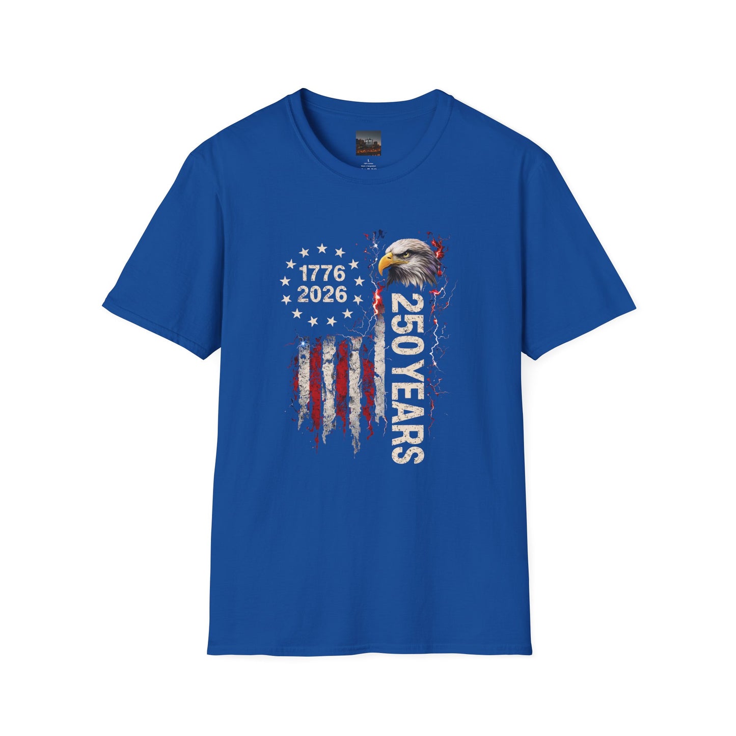 #250 1776-2026 250 Years USA Bicentennial Eagle T-Shirt