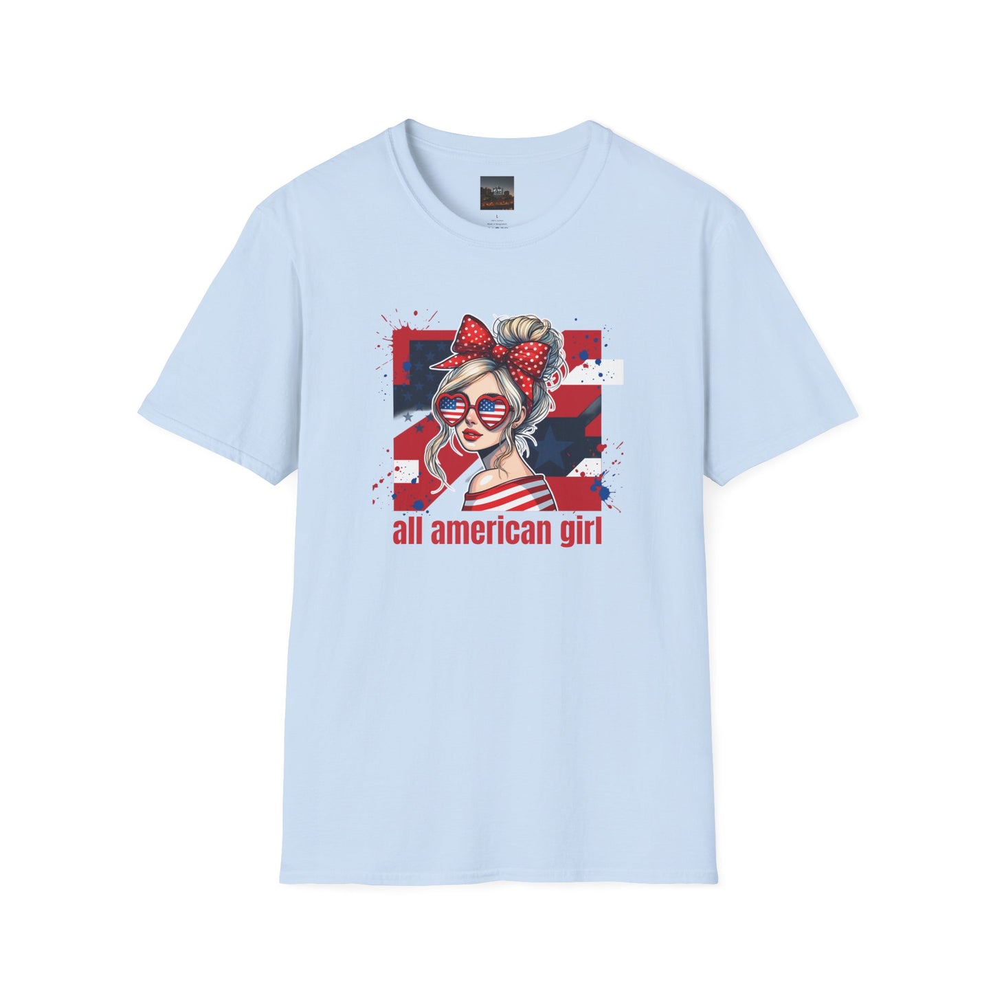 #250 All American Girl Patriotic T-Shirt