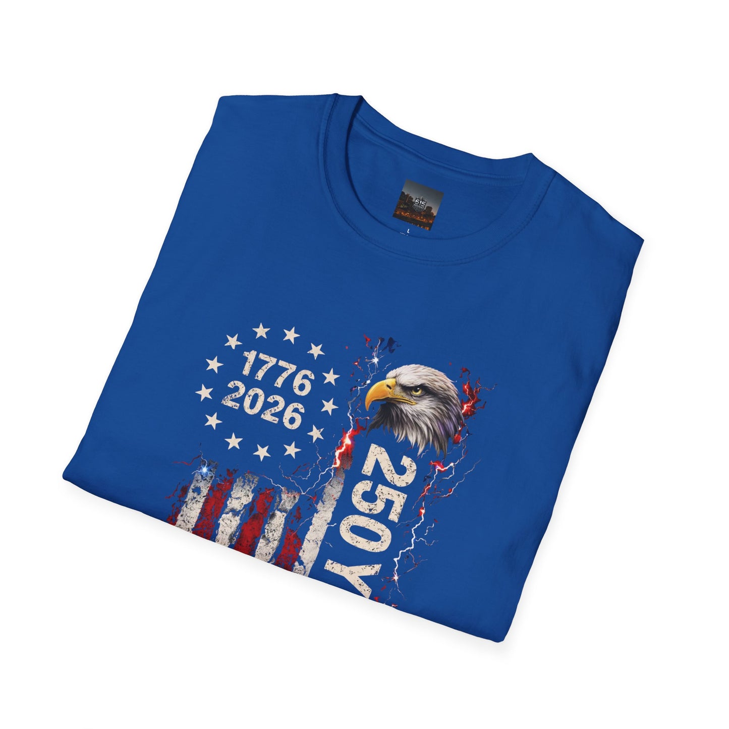 #250 1776-2026 250 Years USA Bicentennial Eagle T-Shirt