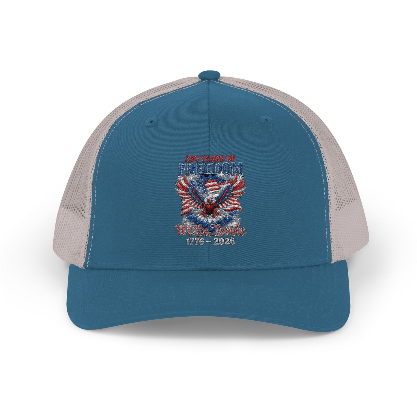 #250 250 Years of Freedom 1776–2026 Eagle Snapback Trucker Cap