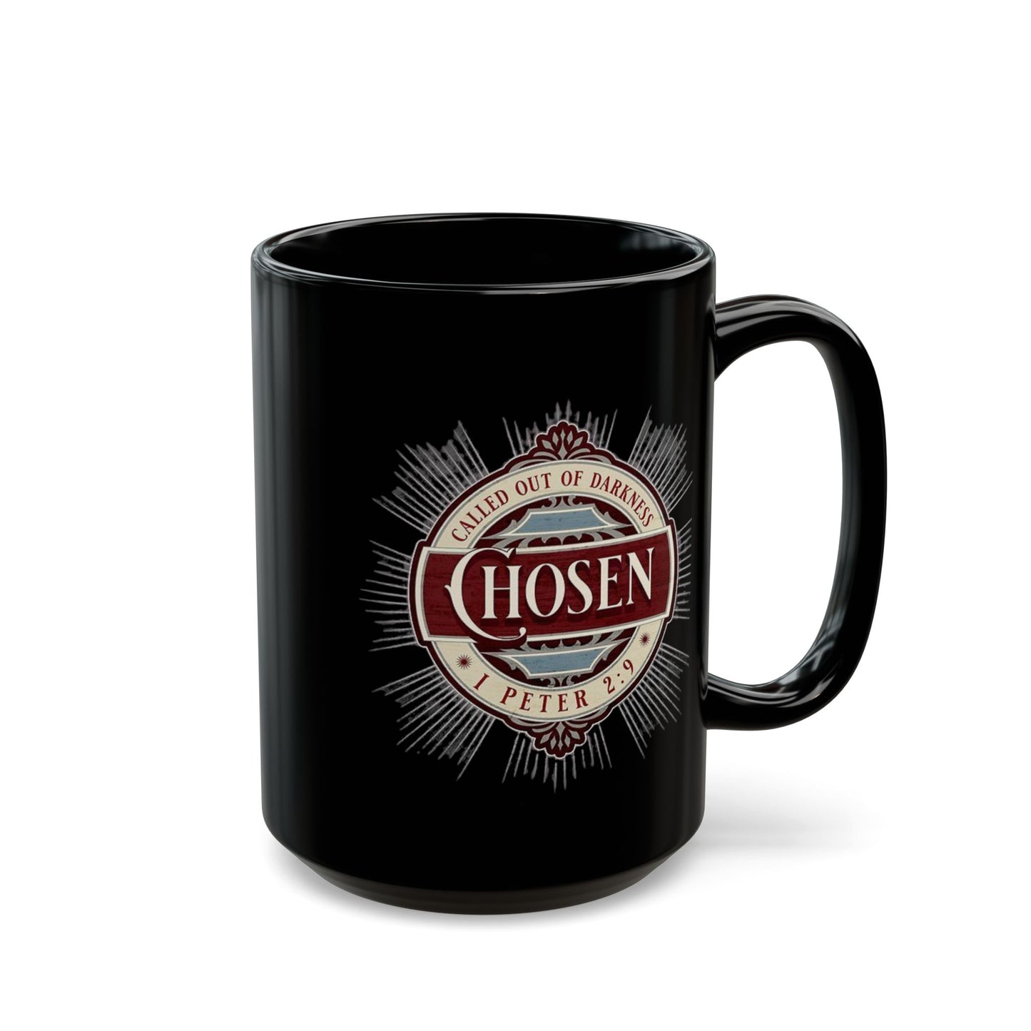 Chosen Christian Mug – "Called Out of Darkness" Faith Coffee Cup 15oz