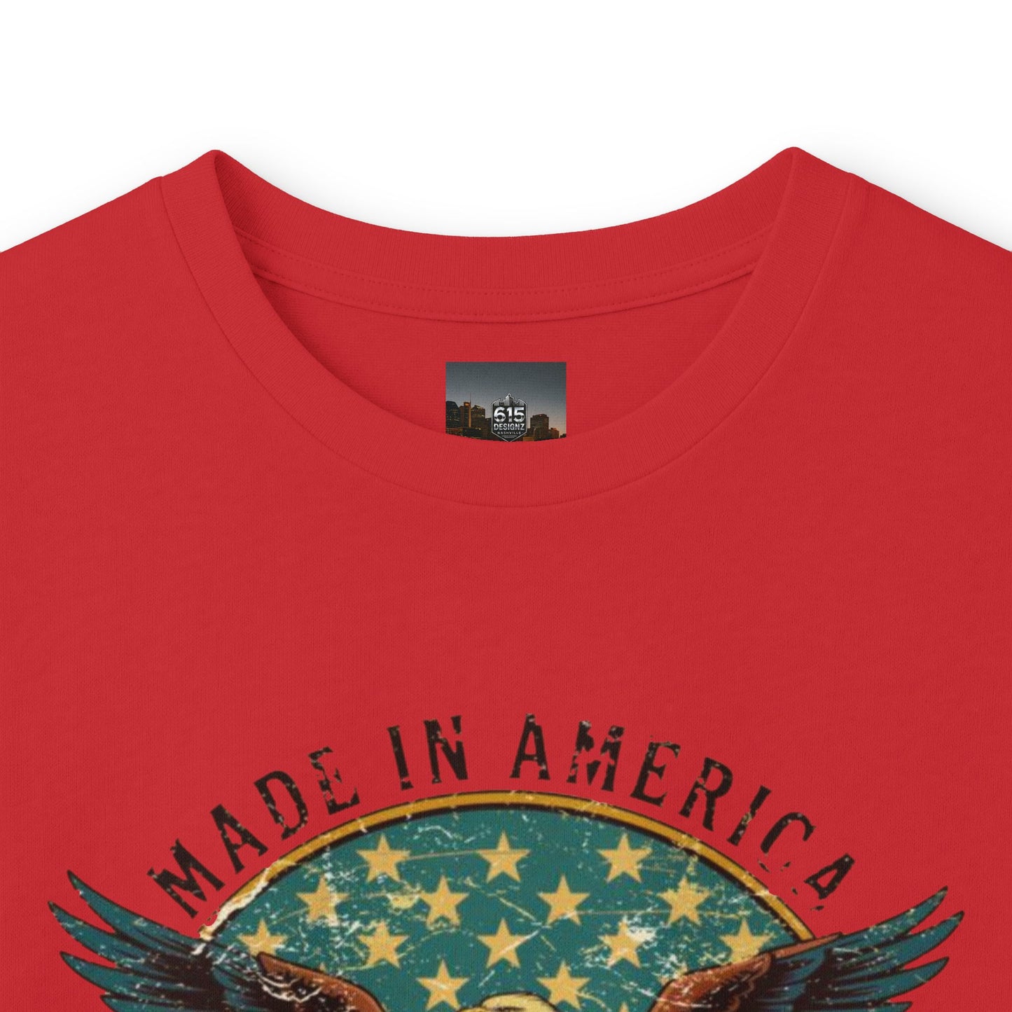 #250 Made in America Eagle 250th Anniversary Patriotic Long Sleeve Tee