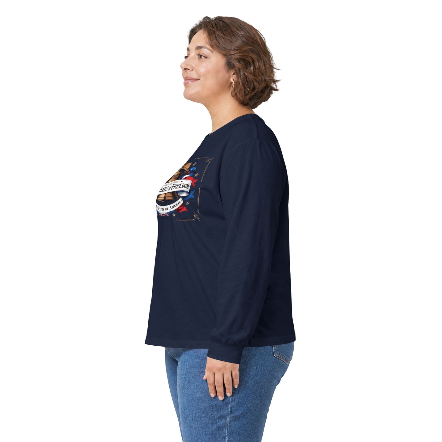#250 250 Years of Freedom Liberty Bell Long Sleeve Tee