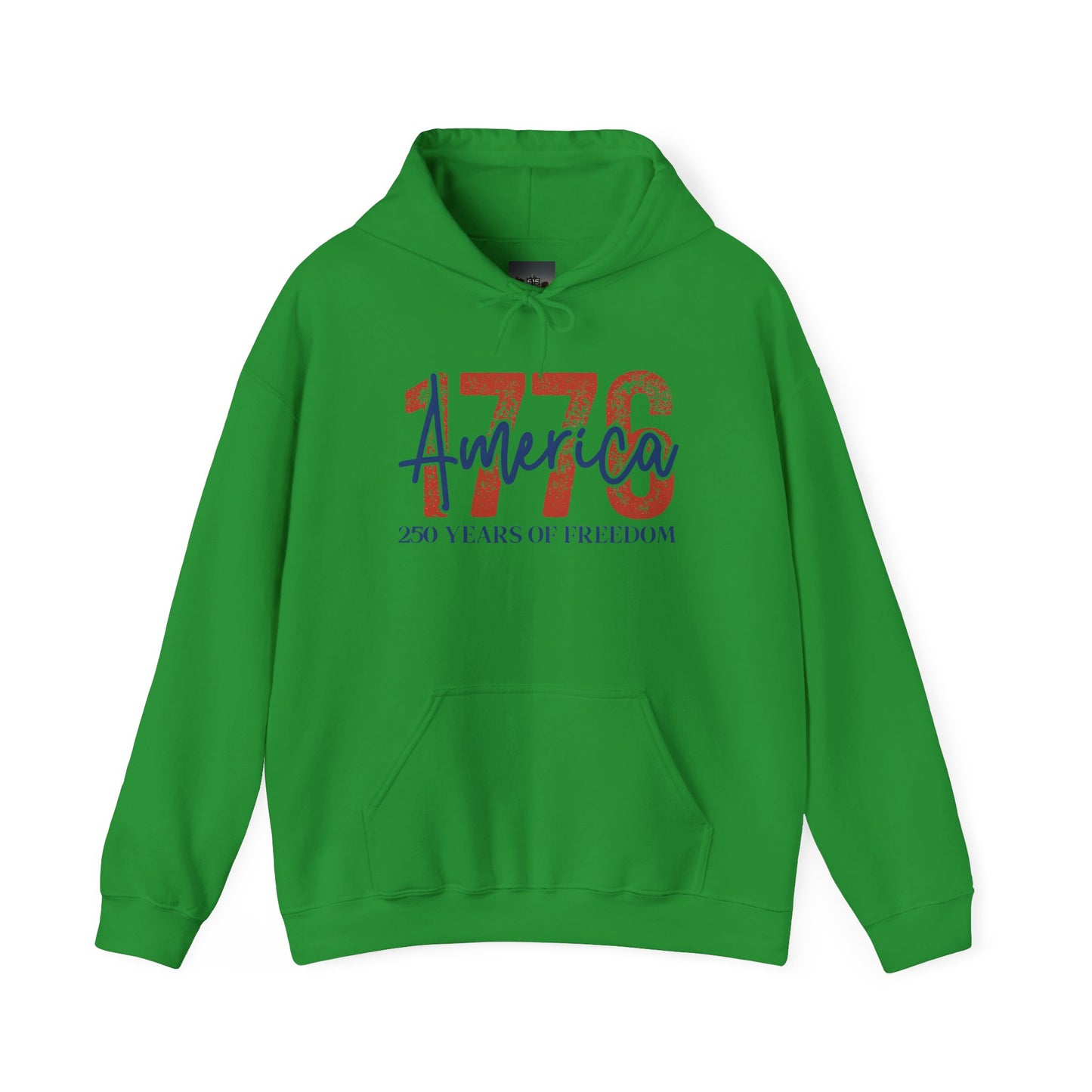 #250 1776 America: 250 Years of Freedom' Patriotic Independence Day Hoodie