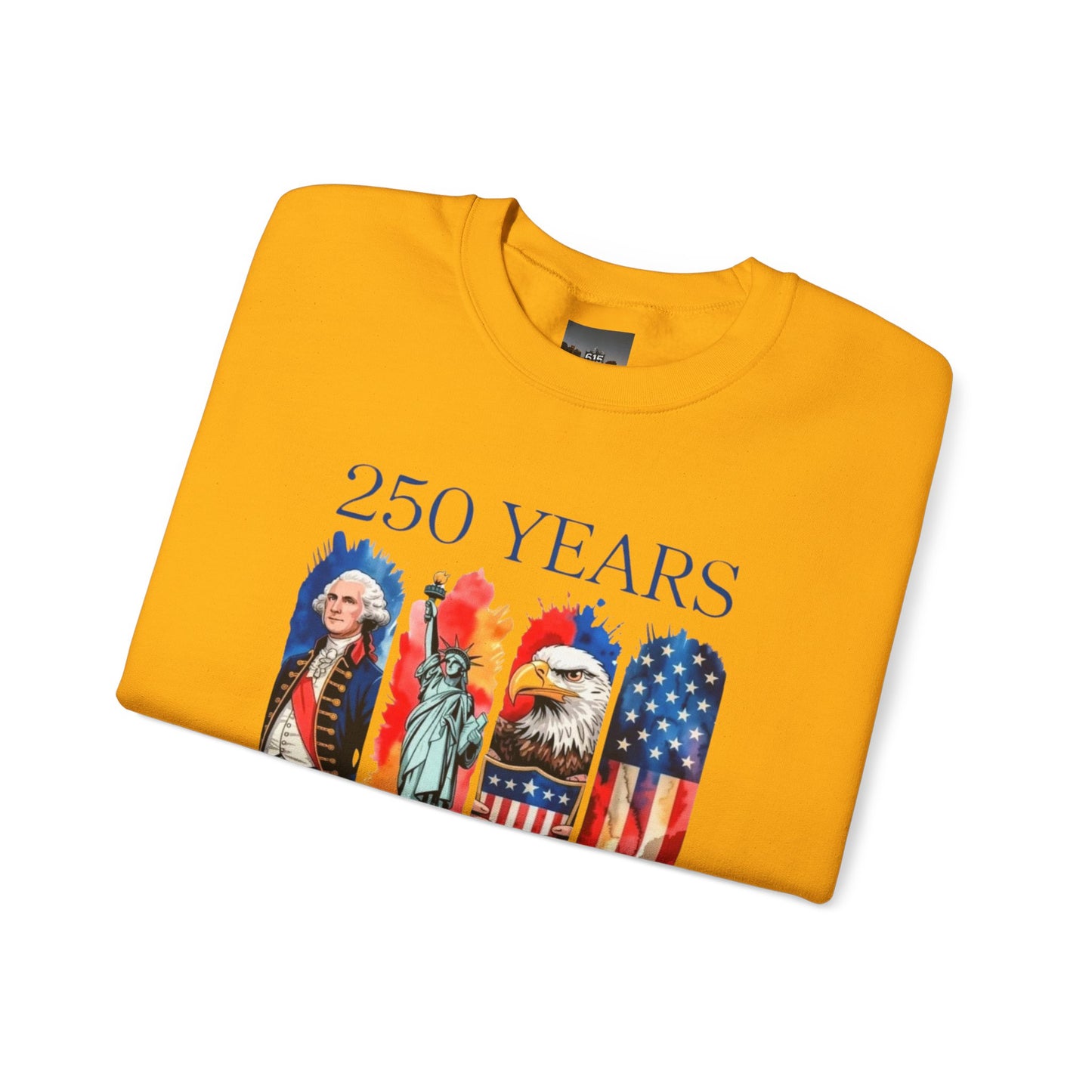 #250 250 Years American History Celebration 1776–2026 Patriotic Crewneck Sweatshirt