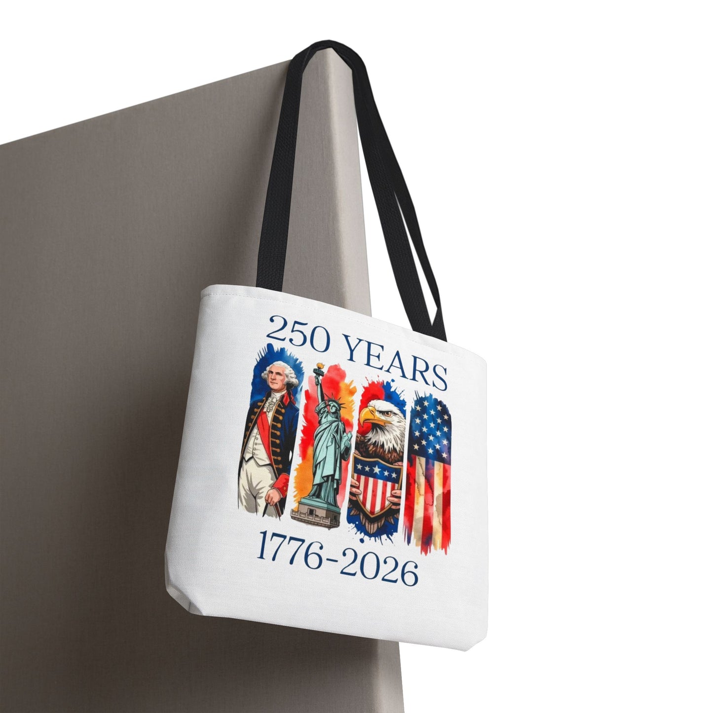 #250 250 Years American History Celebration 1776–2026 Patriotic Tote Bag