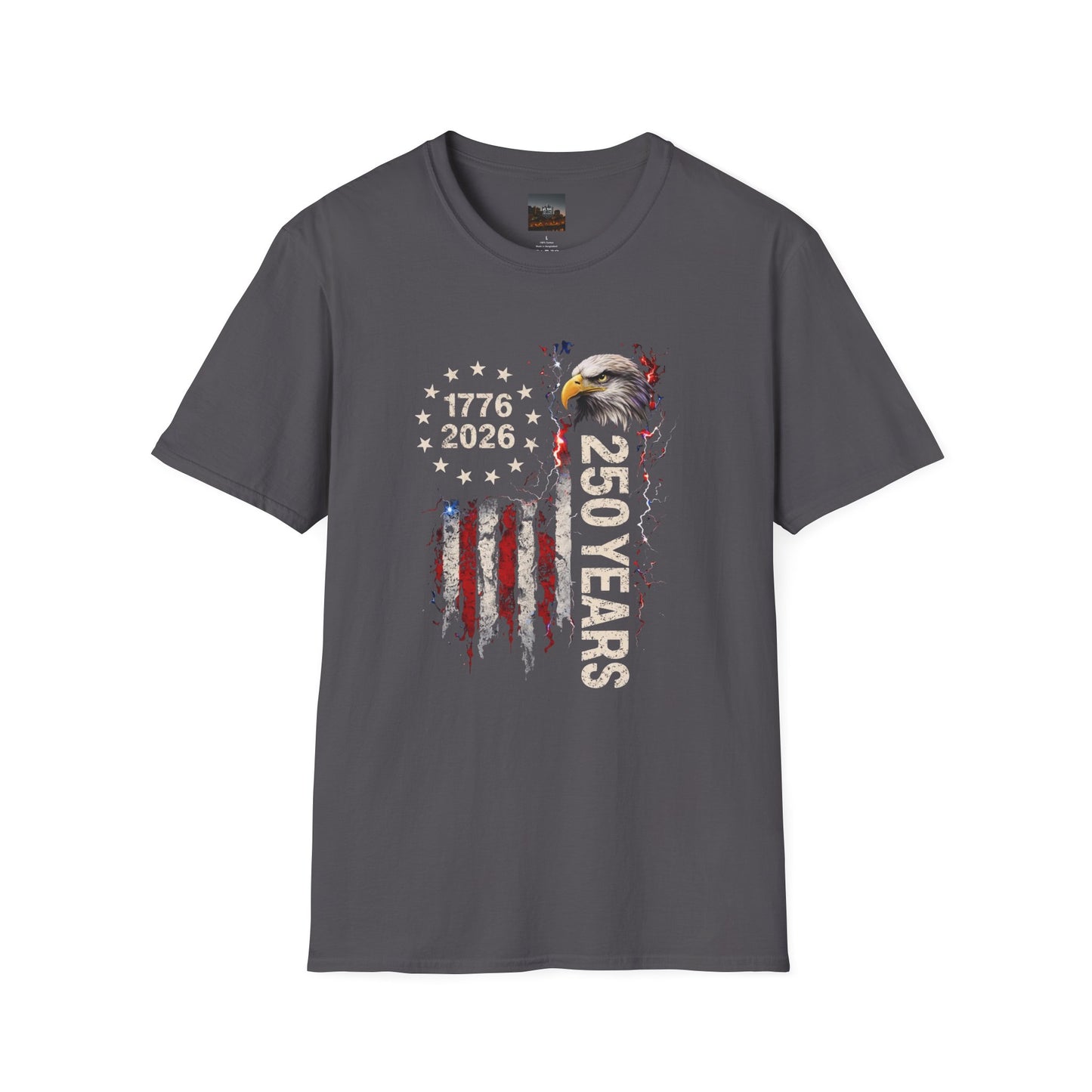 #250 1776-2026 250 Years USA Bicentennial Eagle T-Shirt