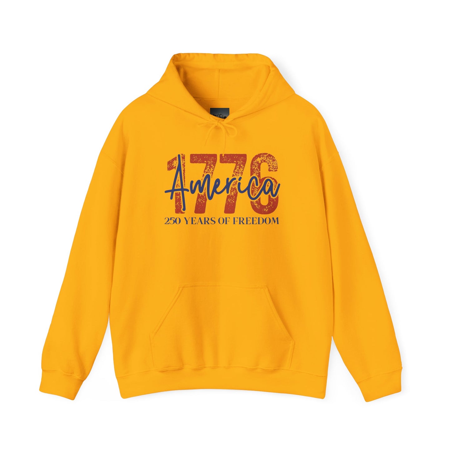#250 1776 America: 250 Years of Freedom' Patriotic Independence Day Hoodie