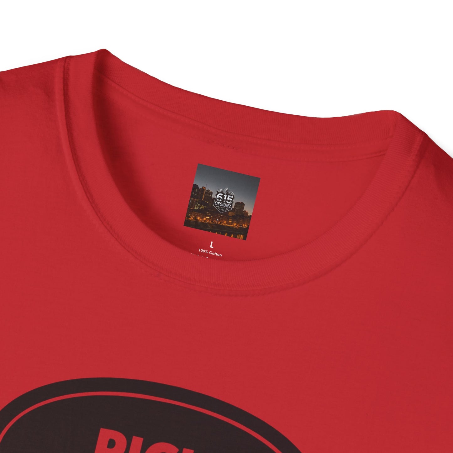 Pick Jesus T-Shirt — Christian Guitar Pick Design (Romans 10:13)