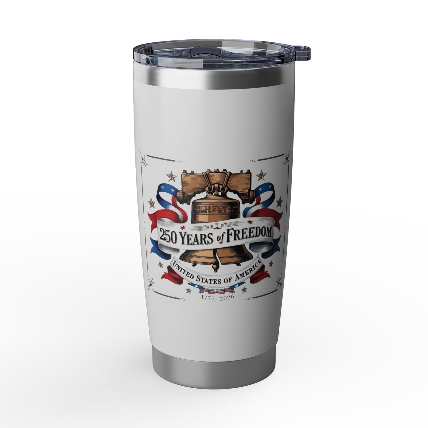 #250 250 Years of Freedom Liberty Bell Vagabond 20oz Tumbler Stainless Travel Cup