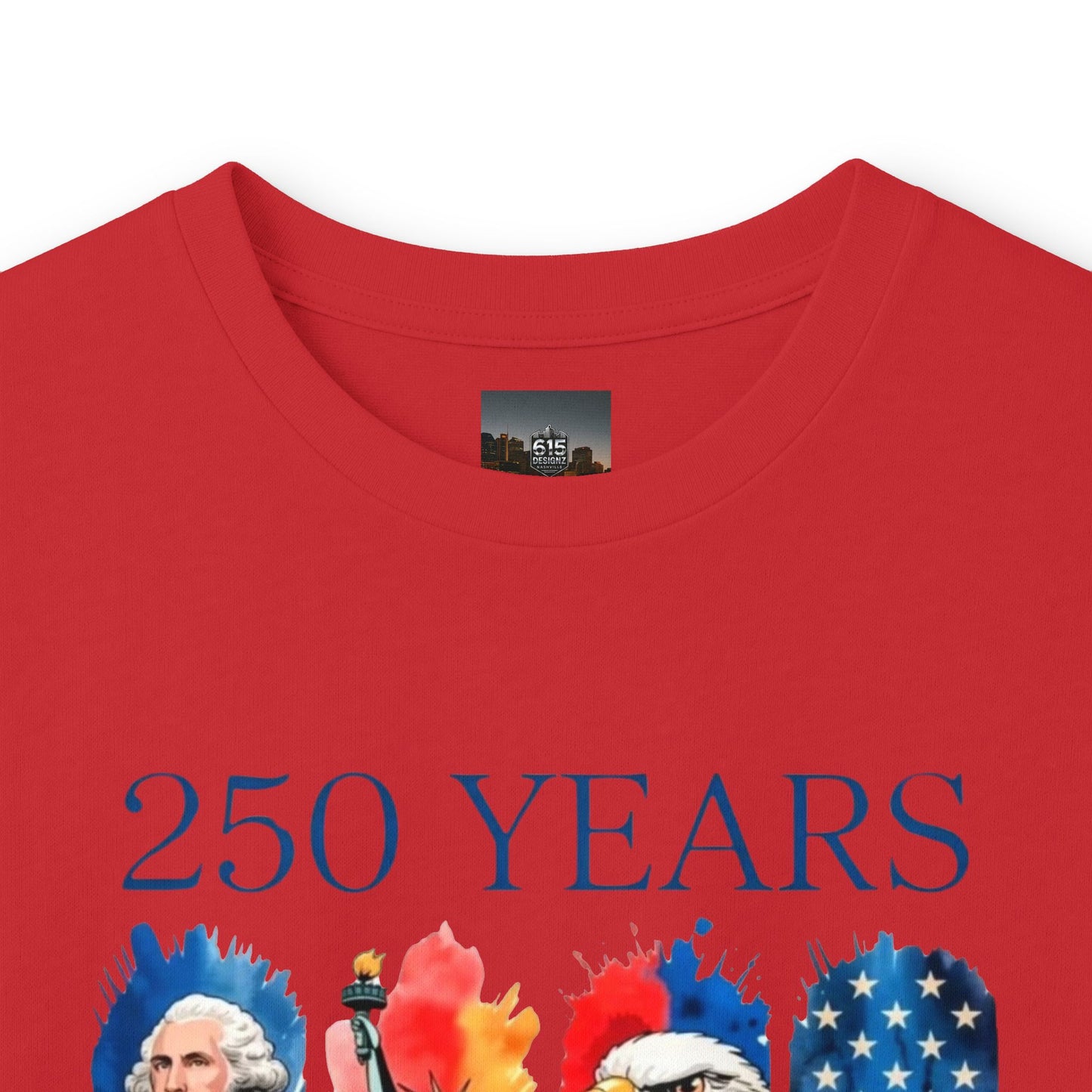 #250 250 Years American History Celebration 1776–2026 Patriotic Long Sleeve Tee