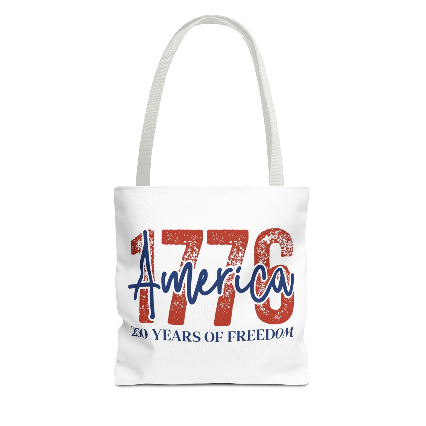 #250 1776 America: 250 Years of Freedom' Patriotic Independence Day Tote Bag