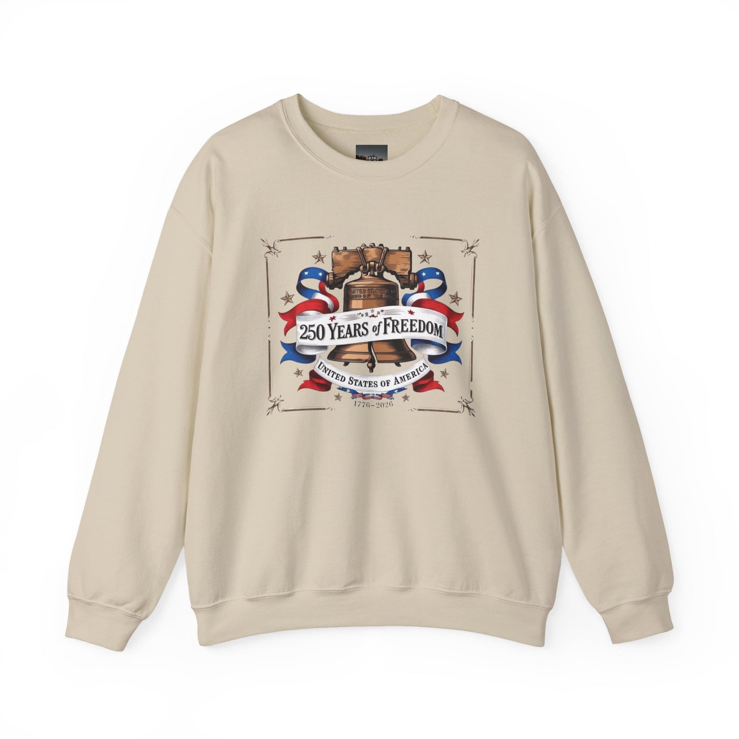 #250 250 Years of Freedom Liberty Bell Crewneck Sweatshirt