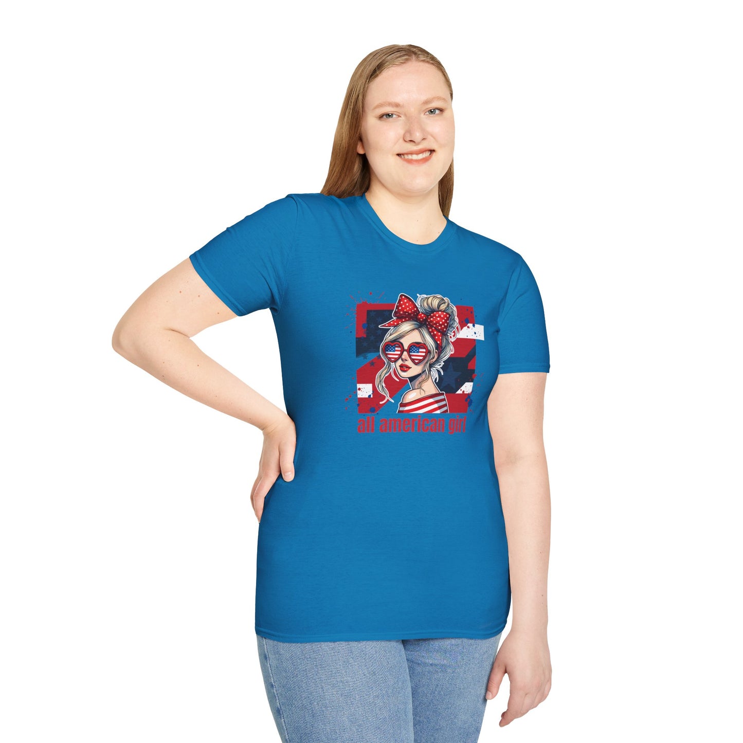 #250 All American Girl Patriotic T-Shirt