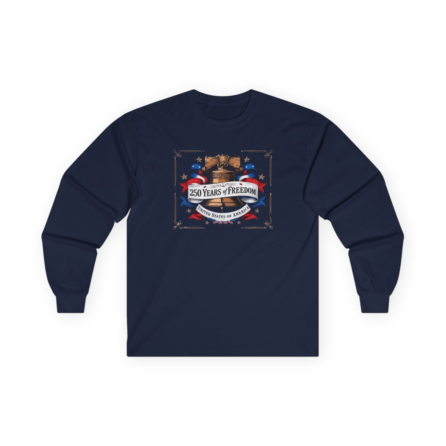 #250 250 Years of Freedom Liberty Bell Long Sleeve Tee