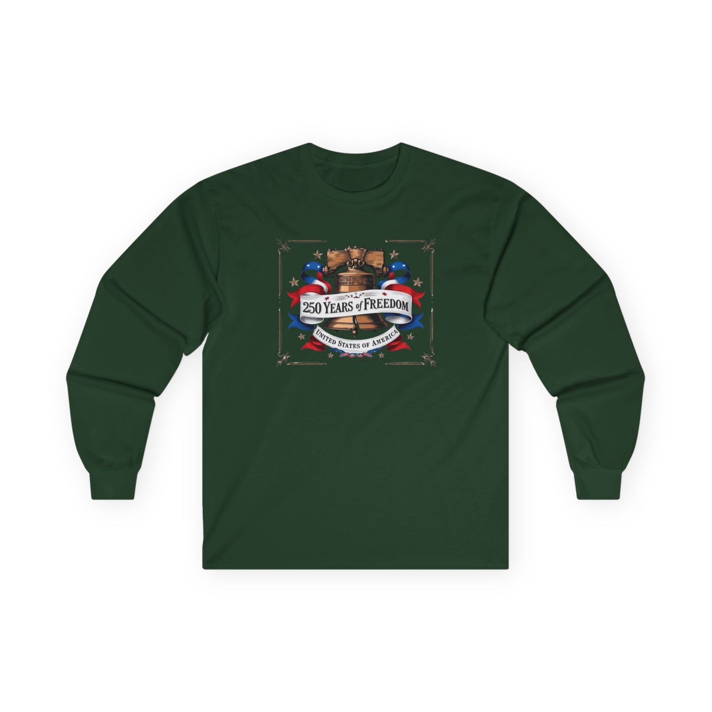 #250 250 Years of Freedom Liberty Bell Long Sleeve Tee