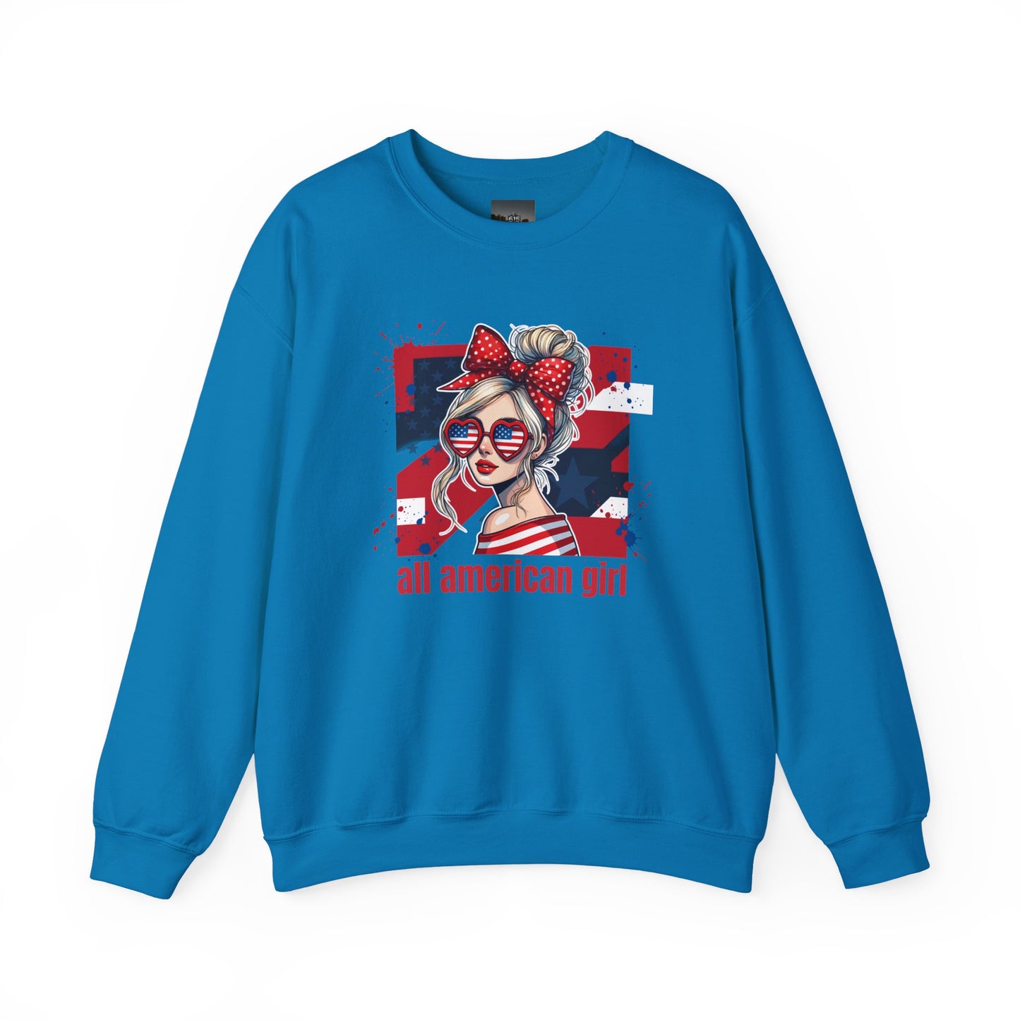 #250 All American Girl Patriotic Sweatshirt