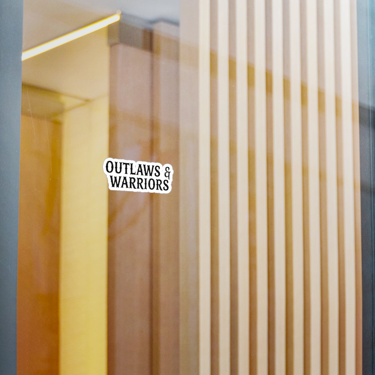 Outlaws & Warriors Kiss-Cut Vinyl Sticker