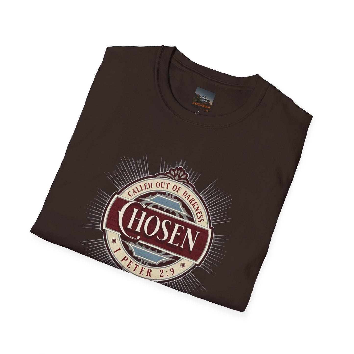 Chosen Graphic T-Shirt — "Called Out of Darkness" Faith Tee