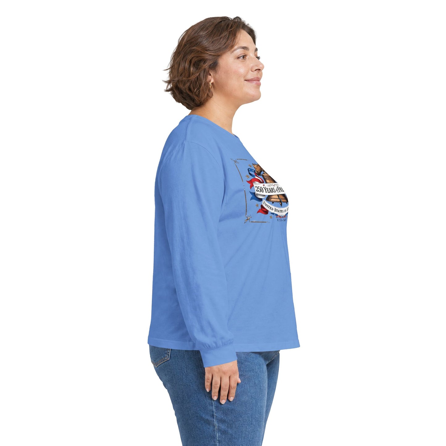 #250 250 Years of Freedom Liberty Bell Long Sleeve Tee