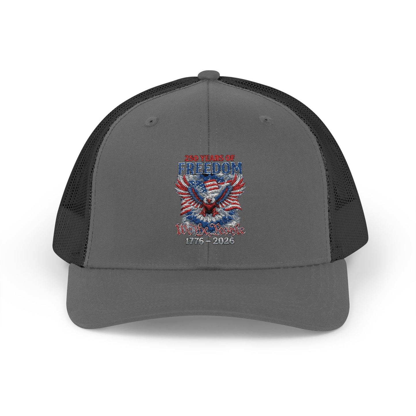 #250 250 Years of Freedom 1776–2026 Eagle Snapback Trucker Cap