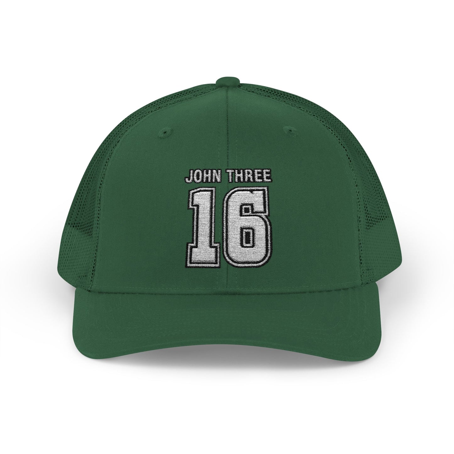 John Three 16 Vintage Varsity Trucker Cap